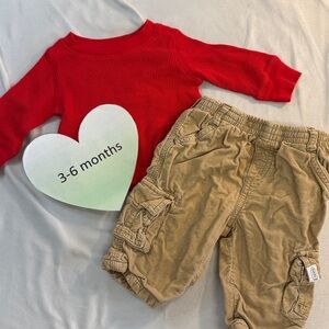 The Children's Place/GAP - 2 piece outfit/set. Size 3-6 months